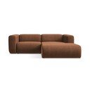 Divano angolare color terracotta (con penisola a destra/con chaise lounge) Ekahi – Makamii