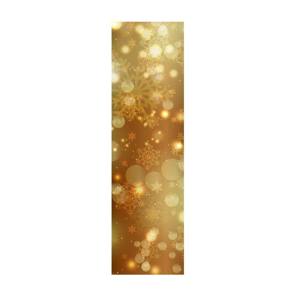 Runner da tavola natalizio Gold Shimmer, 40 x 140 cm - Mijolnir