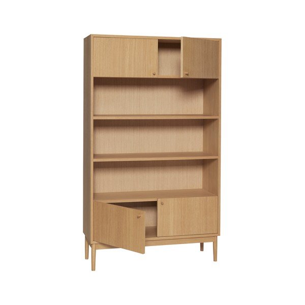 Libreria in rovere naturale 100x170 cm Prime - Hübsch-image-3