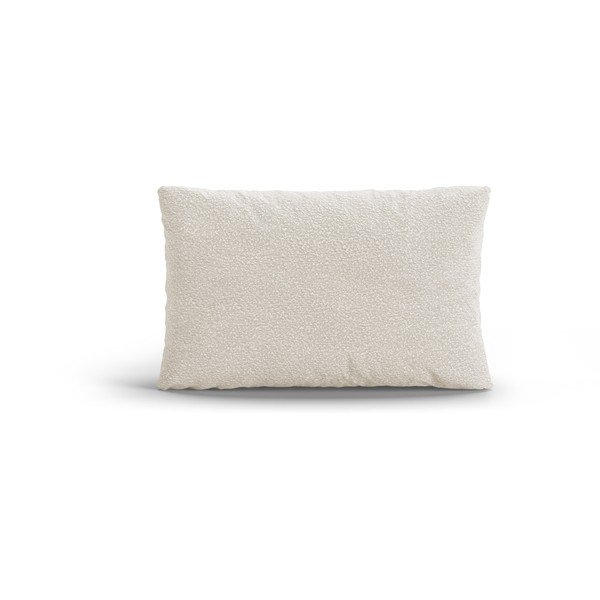 Cuscino per divano bianco con rivestimento in bouclé Poppy – Micadoni 