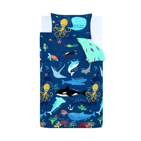 Biancheria da letto per bambini 200x135 cm Ocean Life - Catherine Lansfield