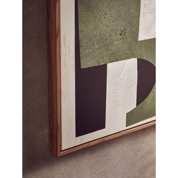 Dipinto con cornice inclusa/dipinto su tela 103x103 cm Astratto – Premier Housewares-image-3