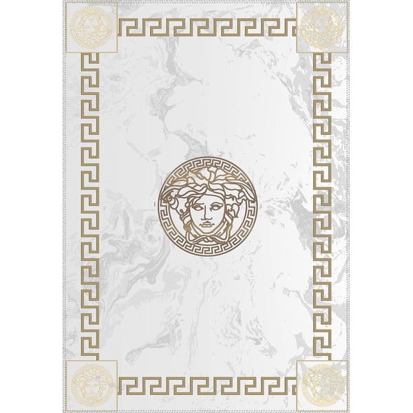 Tappeto grigio Logo, 160 x 230 cm - Vitaus