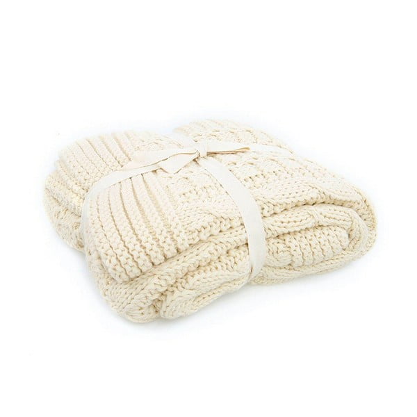 Copriletto beige chiaro Teto, 130 x 170 cm - Homemania Decor-image-1