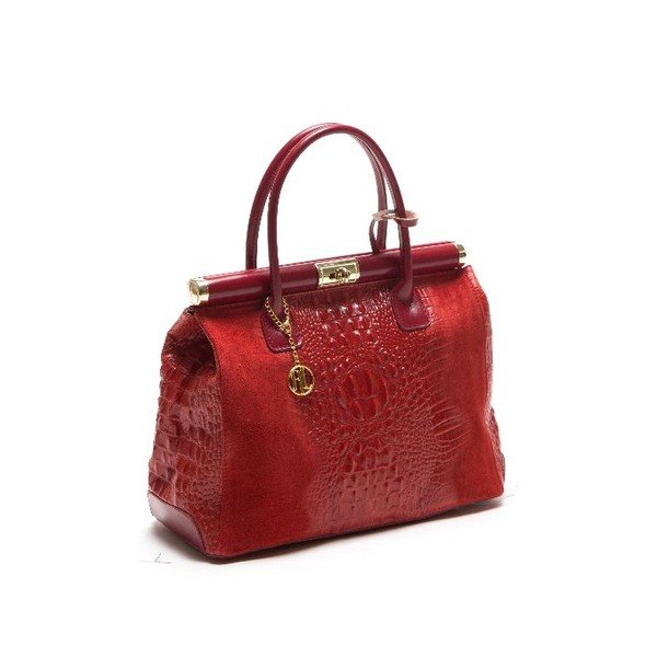 Kožená kabelka Anna Luchini 825 Rosso-image-2