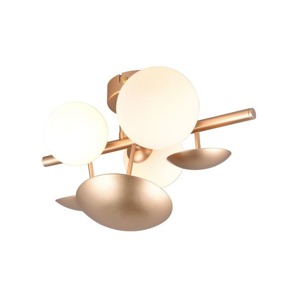 Lampada da parete in oro e bianco Bubble - Trio Select-image-1