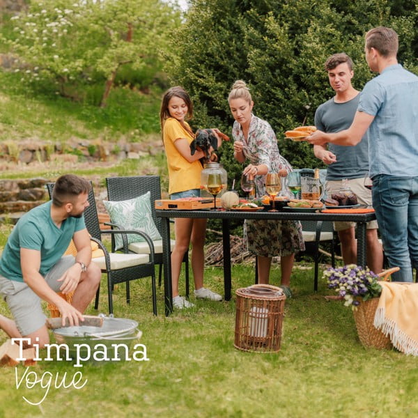 Set zahradního nábytku z umělého ratanu Timpana Vogue-image-1