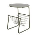 Tavolino rotondo in metallo ø 40 cm Riqueza Revista – Leitmotiv