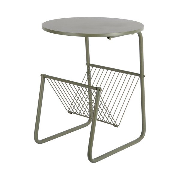 Tavolino rotondo in metallo ø 40 cm Riqueza Revista – Leitmotiv