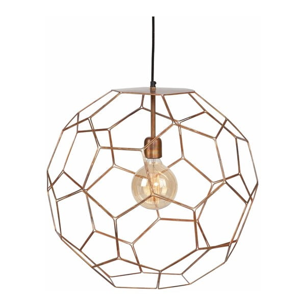 Lampada a sospensione marrone con paralume in metallo ø 55 cm Marrakesh - it's about RoMi