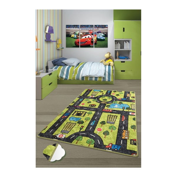 Tappeto per bambini , 100 x 160 cm Green City - Conceptum Hypnose-image-1