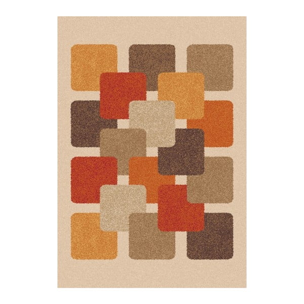 Tappeto Boras marrone e beige, 57 x 110 cm - Universal