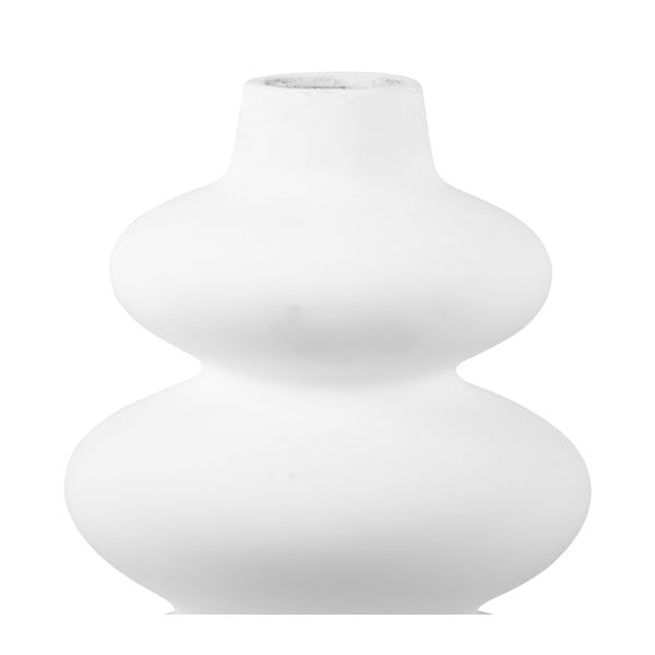 Vaso in ceramica bianca Karlsson Circles, altezza 28,5 cm - PT LIVING-image-4