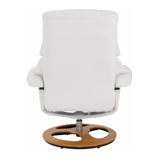 Set di poltrone bianche con pouf Tony - Støraa-image-3