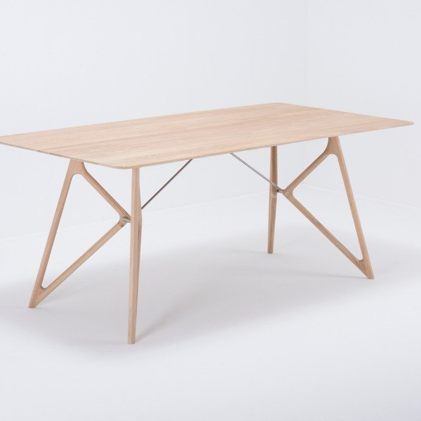 Tavolo da pranzo con piano in rovere 180x90 cm Tink - Gazzda-image-1