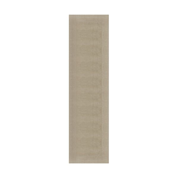 Runner in lana beige 60x230 cm - Flair Rugs