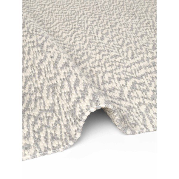 Tappeto grigio chiaro/color crema in lana tessuto a mano 160x230 cm Lyon Beans – Elle Decoration-image-4