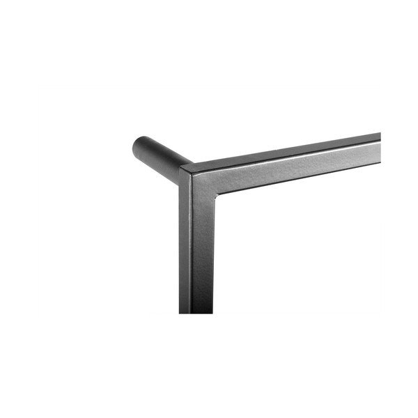 Portasciugamani a parete in acciaio nero Ska - Sapho-image-3