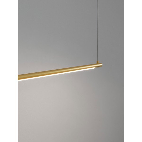 Lampadario LED color ottone in alluminio Elettra – Nova Luce-image-3