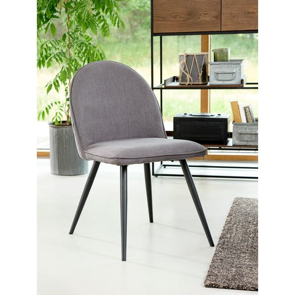 Sedia da pranzo grigia Minto grey - Unique Furniture-image-1