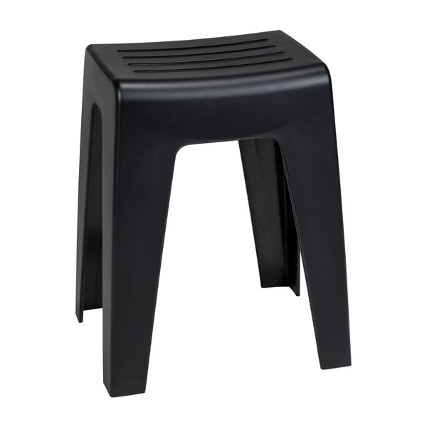 Sgabello da doccia nero Kumba - Wenko-image-2