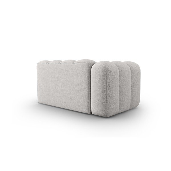 Divano componibile in grigio chiaro (con penisola a sinistra) Lupine – Micadoni Home-image-4