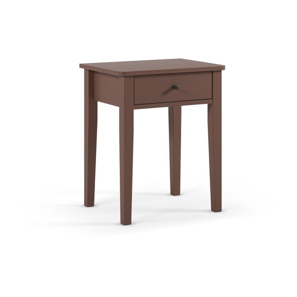 Comodino color terracotta opaco Bart – Marckeric