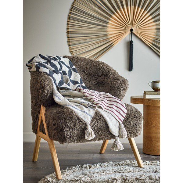 Coperta in misto cotone 130x155 cm Forma – Bloomingville-image-2