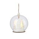 Decorazione luminosa bianca appesa   ø 9 cm Myren - Markslöjd