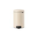 Cestino per la spazzatura beige in acciaio con pedale 12 l NewIcon – Brabantia