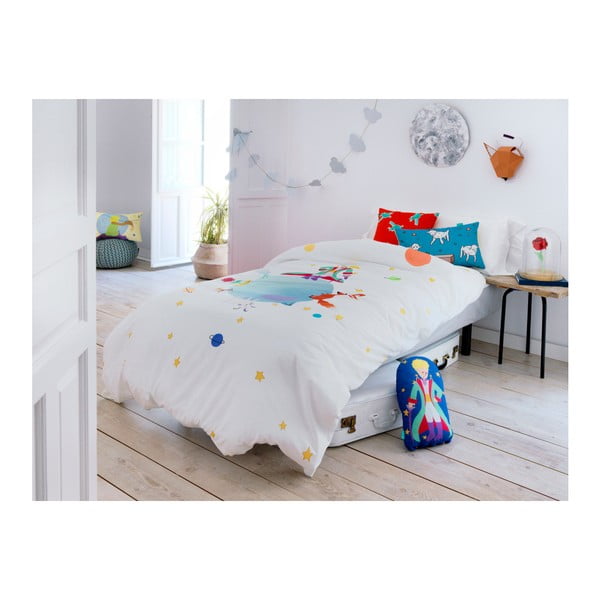 Copripiumino e cuscino in cotone per bambini , 100 x 120 cm Le Petit Prince - Mr. Fox-image-4