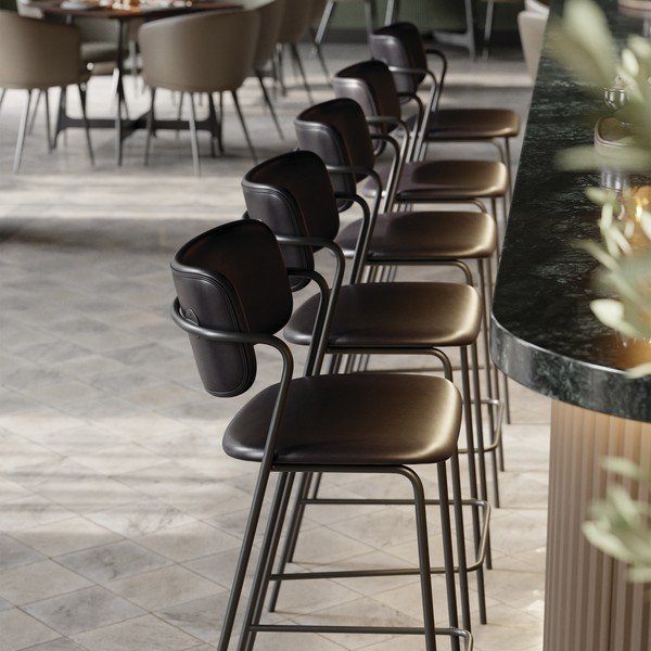 Sgabello da bar marrone (altezza della seduta 67,5 cm) Zed – DAN-FORM Denmark-image-1