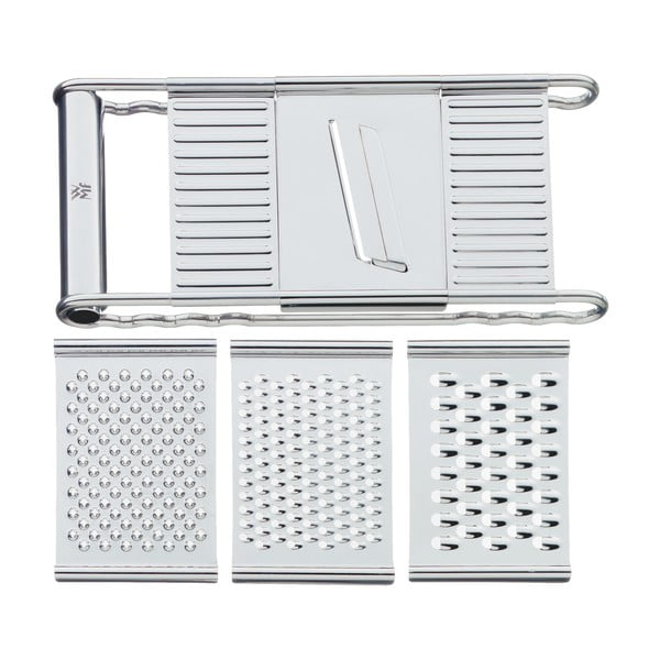 Grattugia in acciaio inox con 4 superfici intercambiabili Cromargan® Gourmet - WMF-image-4