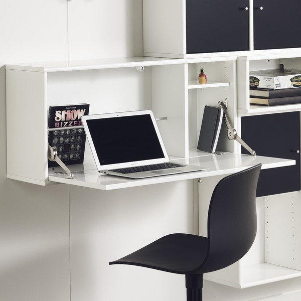 Tavolo da parete bianco 053 Mistral - Hammel Furniture-image-4