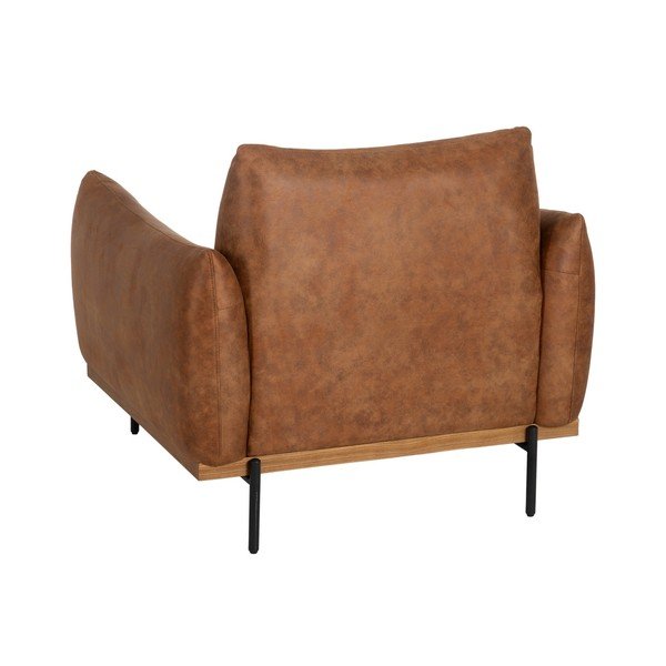 Poltrona marrone cognac Marron - Ixia-image-3
