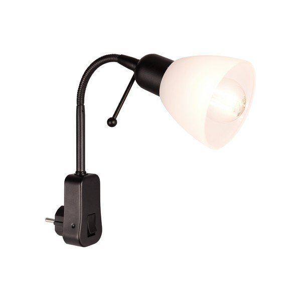 Lampada da parete nera ø 9 cm Ligara - Trio