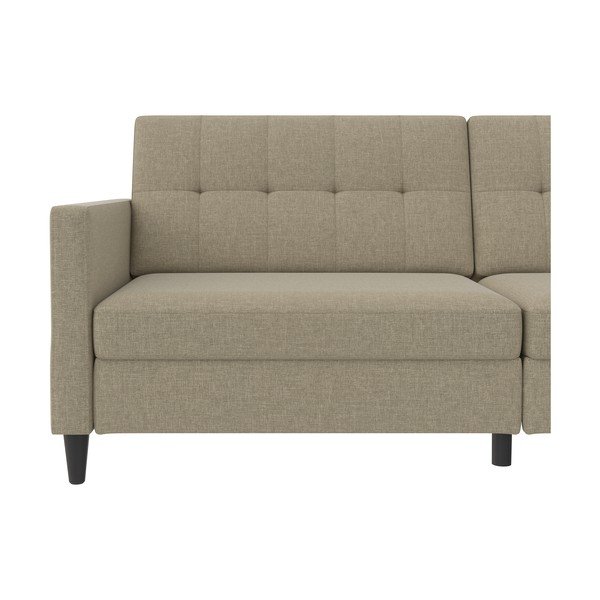 Divano letto beige 82 cm Hartford - Støraa-image-3