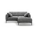 Divano angolare grigio (con penisola a destra/con chaise lounge) Bemy – Micadoni 