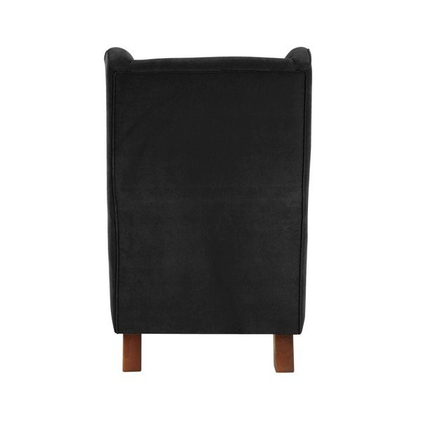 Poltrona nera Bruno Velor - Max Winzer-image-1