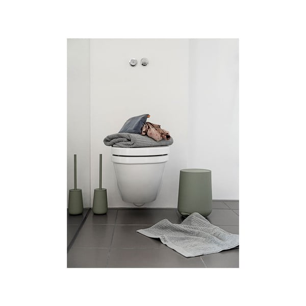 Asciugamano in cotone verde 50x100 cm - Zone-image-1