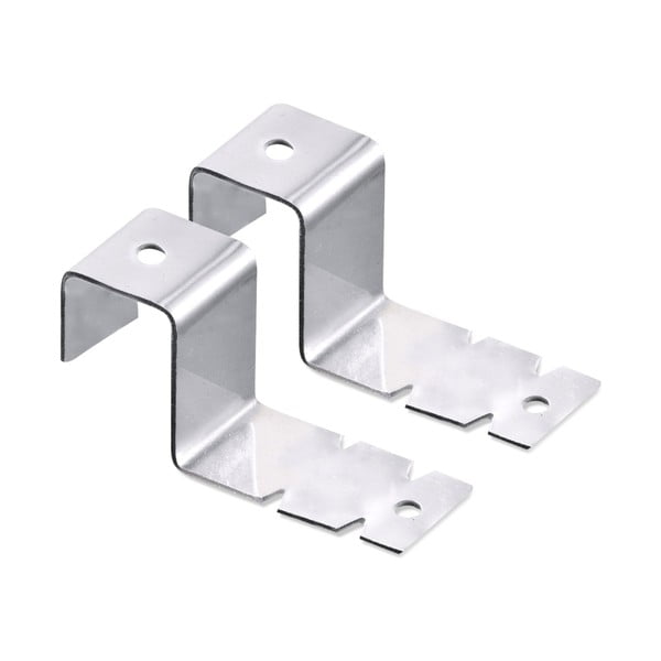 Ganci in acciaio inox in set da 2 - Maximex