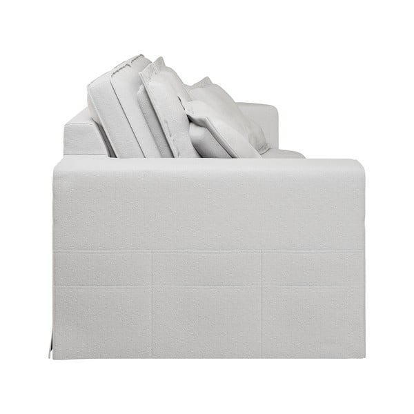 Divano bianco 196 cm Nora – Ropez-image-4