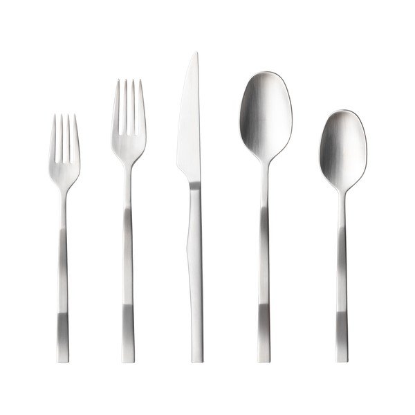 Posate argentate in acciaio inox 5 pz per 1 persona Ramo – Costa Nova