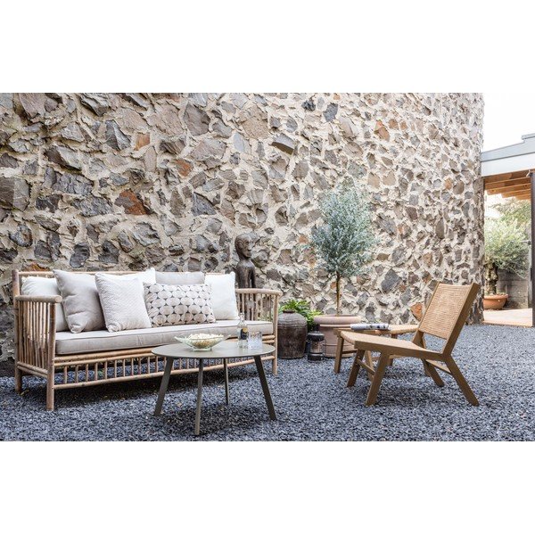 Panchina da giardino in bambù, lunghezza 175 cm - Exotan-image-1