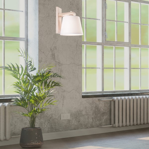 Lampada da parete marrone chiaro ø 20 cm Aida - LAMKUR-image-1