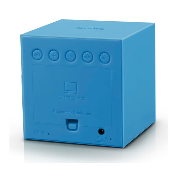 Sveglia a LED blu azzurro Cubo di gravità Gravity Cube Click - Gingko-image-3