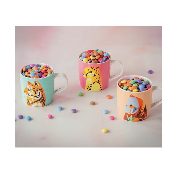 Tazza in porcellana blu Pete Cromer Tiger, 375 ml - Maxwell & Williams-image-1