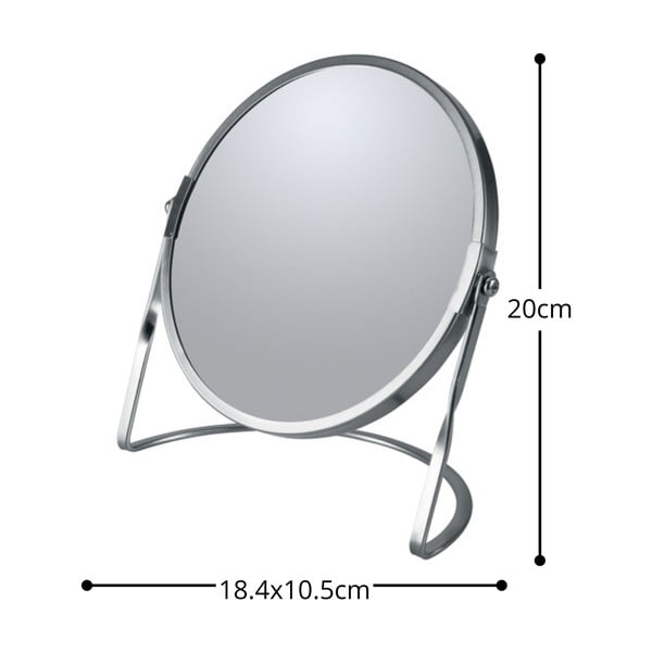 Specchio per make-up con ingrandimento (con ingrandimento 5x) ø 18 cm Akira – Spirella-image-4