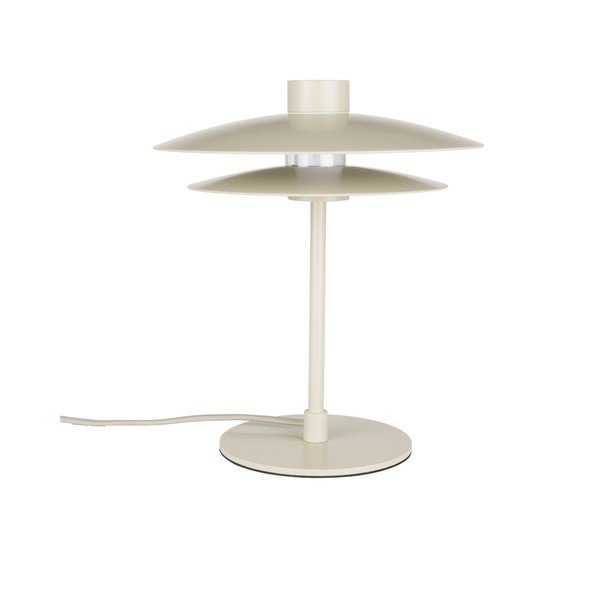 Lampada da tavolo beige in metallo (altezza totale 32 cm) Wubbo – White Label