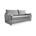 Divano letto grigio chiaro 207 cm Simon - Miuform